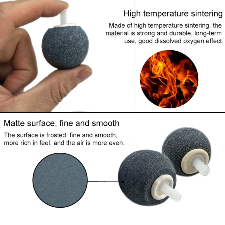 20 PCS 3cm Bubble Stone Aquarium Oxygen Bubble Stone Gas Plate Oxygenation Head Sand Table Oxygen Disk Gas Stone - Air Pumps by buy2fix | Online Shopping UK | buy2fix