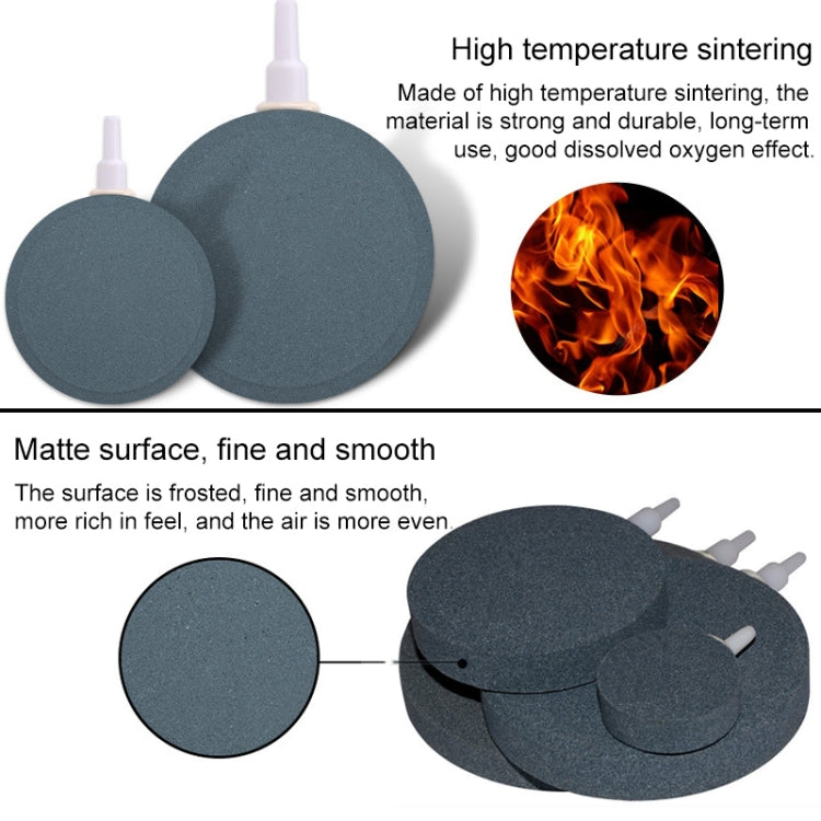 2 PCS 8cm Bubble Tray Aquarium Oxygen Bubble Stone Gas Plate Oxygenation Head Sand Table Oxygen Disk Gas Stone - Air Pumps by buy2fix | Online Shopping UK | buy2fix