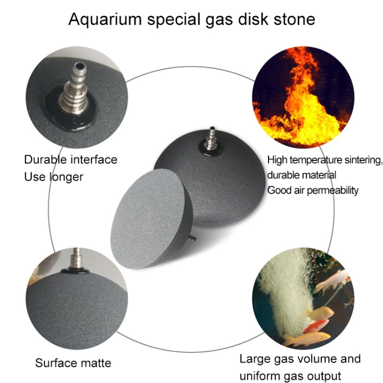 10cm Semicircular Gas Stone Aquarium Oxygen Bubble Stone Gas Plate Oxygenation Head Sand Table Oxygen Disk Gas Stone - Air Pumps by buy2fix | Online Shopping UK | buy2fix