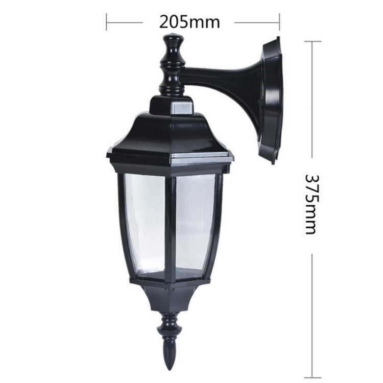 Vintage Acrylic IP67 Waterproof Courtyard Landscape Lights Hallway Lighting Wall Light without Light Source, Size:205x375mm by buy2fix