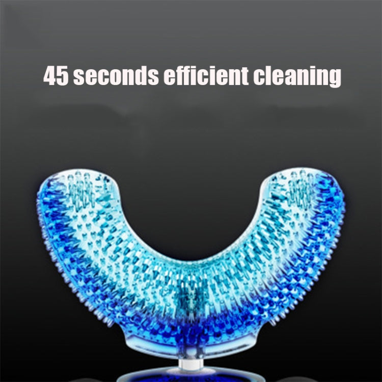 U-shaped Beauty Instrument Ultrasonic Vibration Tooth USB Charging Children Electric Toothbrush, Style:3- 7 years old(Light Yellow) - Toothbrushes by buy2fix | Online Shopping UK | buy2fix