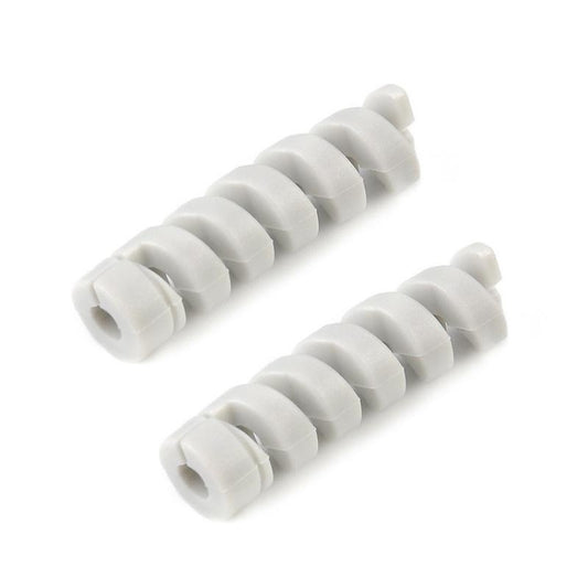 4pcs Spiral Style Silicone Data Cable Protective Cover Anti-wire Break Winder(Gray) by buy2fix