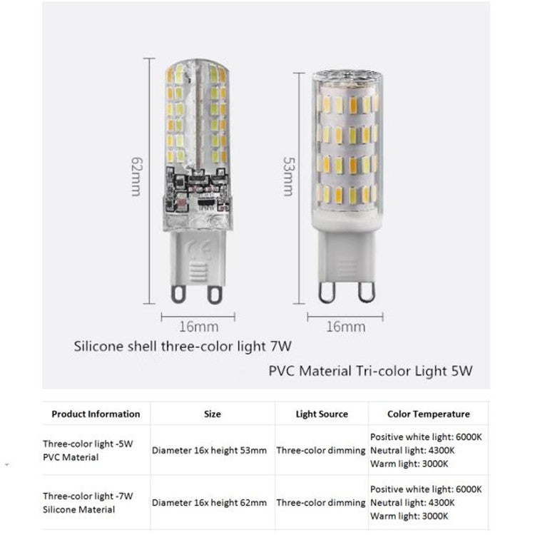 3W G9 LED Energy-saving Light Bulb Light Source(White Light) - LED Blubs & Tubes by buy2fix | Online Shopping UK | buy2fix