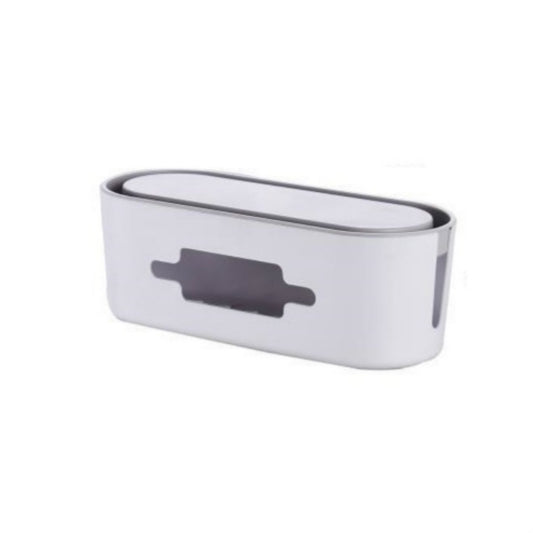 Home Cable Storage Box Hollow Wire Cord Safety Tidy Organizer Container, SIZE:Normal(White) by buy2fix