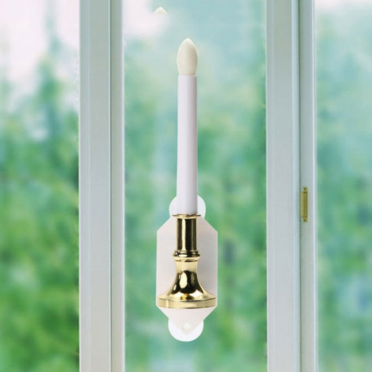 2 PCS Solar Candle Light LED Night Lantern Indoor and Outdoor Decorative Lamp(White) by buy2fix