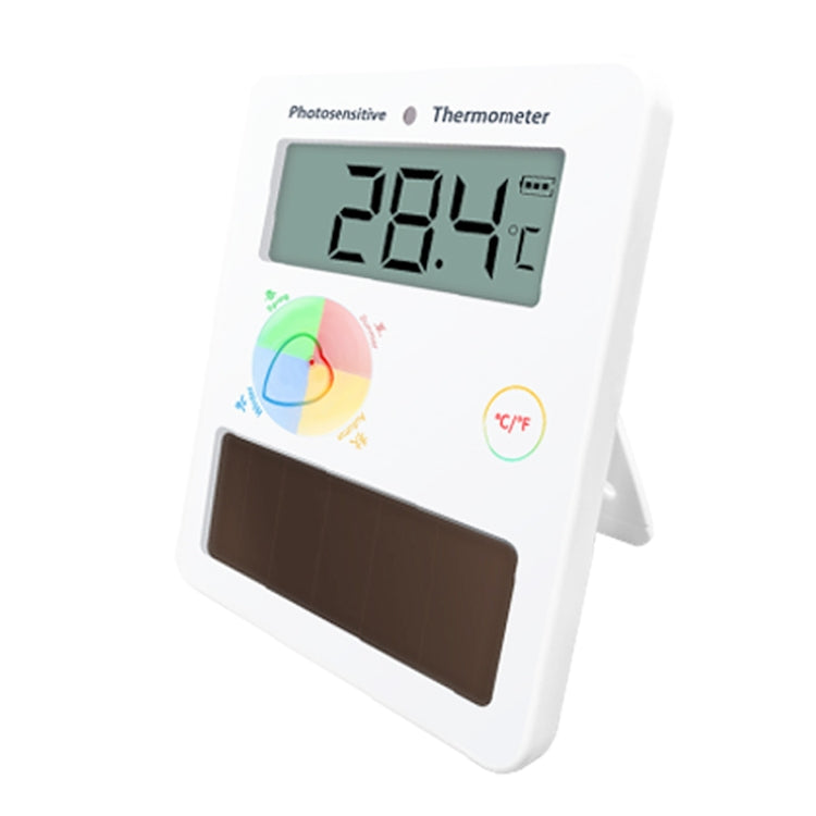 Pcsensor Fish Tank Indoor Solar Cell-free LCD High-precision Light Energy Thermometer - Thermometer by Pcsensor | Online Shopping UK | buy2fix