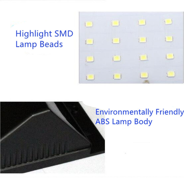 1 PCS 100 LEDs Outdoor Patio Solar Induction Wall Light Adjustable Balcony Garden Lighting Small Street Light - Solar Lights by buy2fix | Online Shopping UK | buy2fix