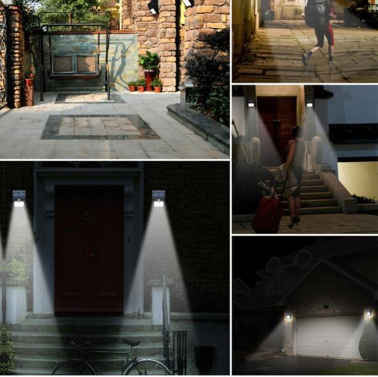 1 PCS 100 LEDs Outdoor Patio Solar Induction Wall Light Adjustable Balcony Garden Lighting Small Street Light - Solar Lights by buy2fix | Online Shopping UK | buy2fix