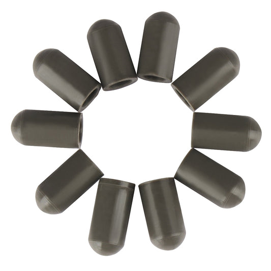 10PCS Gray Silicone Drum Stick Cover, Size:1.7×0.59×0.87cm - Percussion Accessories by buy2fix | Online Shopping UK | buy2fix