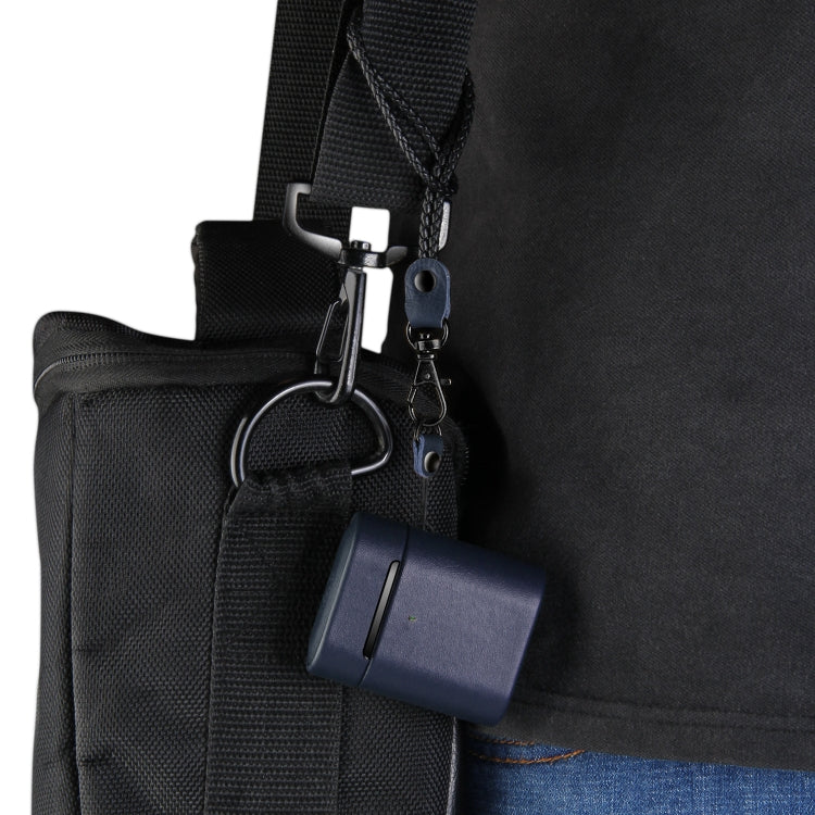 Wireless Earphone Protective Shell Leather Case Split Storage Box For Airpods Pro(Brown) by buy2fix