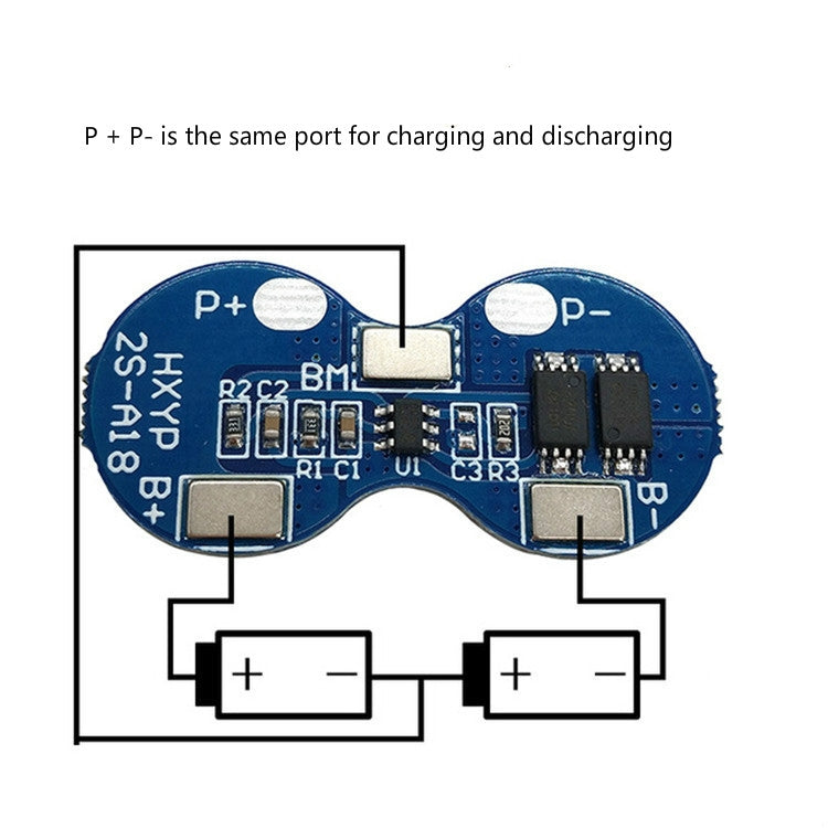 30 PCS 4A 2-Tandem 7.4V / 8.4V 18650 Lithium Battery Protection Board, Anti-Overcharge, Anti-Overdischarge by buy2fix