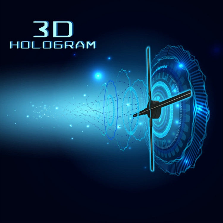 56CM KY-4 WIFI Holographic 3D Fan Shape LED Advertising Machine, Resolution: 1024 x 638 Pixels, Plug Type:AU Plug by buy2fix