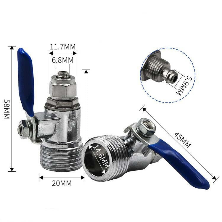 4 Points Outer Wire Turns 2 Points Valve Drinking Fountain Switch Faucet Accessories - Faucets & Accessories by buy2fix | Online Shopping UK | buy2fix