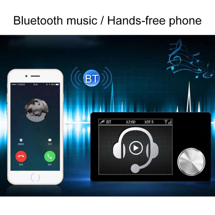 2.8 inch Car DAB+Digital Broadcasting Colorful Screen Receiver FM Forwarding AUX Output - Bluetooth Car Kits by buy2fix | Online Shopping UK | buy2fix
