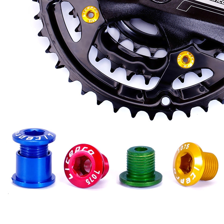 5 PCS Litepro Mountain Bike Bicycle Plate Nail Sprocket Plate Screw Folding Bike Modified Single Plate Nail(Blue) - Screws by Litepro | Online Shopping UK | buy2fix