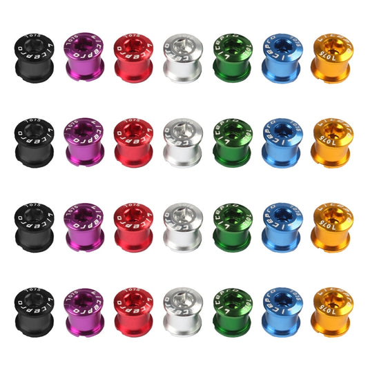 5 PCS Litepro Mountain Bike Bicycle Plate Nail Sprocket Plate Screw Folding Bike Modified Single Plate Nail(Purple) - Screws by Litepro | Online Shopping UK | buy2fix