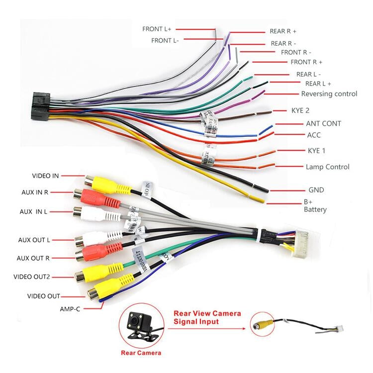 Universal Machine Android Smart Navigation Car Navigation DVD Reversing Video Integrated Machine, Size:10inch 2+32G, Specification:Standard+12 Lights Camera - Car DVD by buy2fix | Online Shopping UK | buy2fix