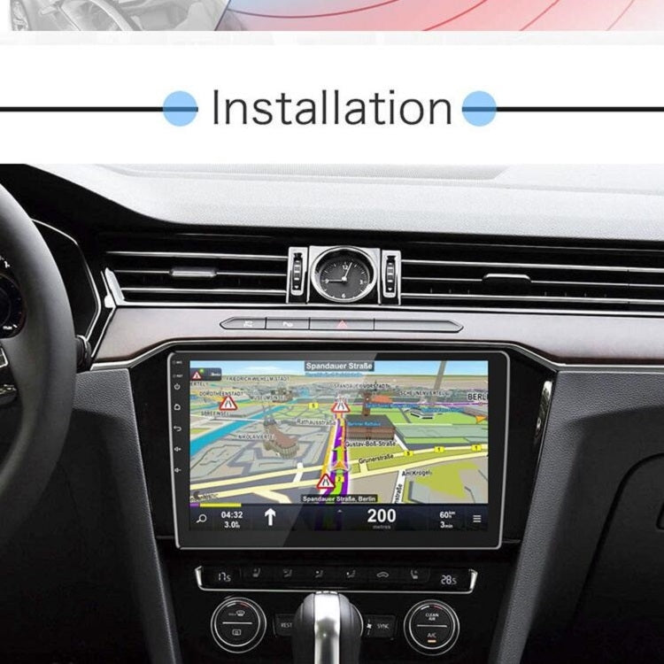 Universal Machine Android Smart Navigation Car Navigation DVD Reversing Video Integrated Machine, Size:10inch 2+32G, Specification:Standard+12 Lights Camera - Car DVD by buy2fix | Online Shopping UK | buy2fix