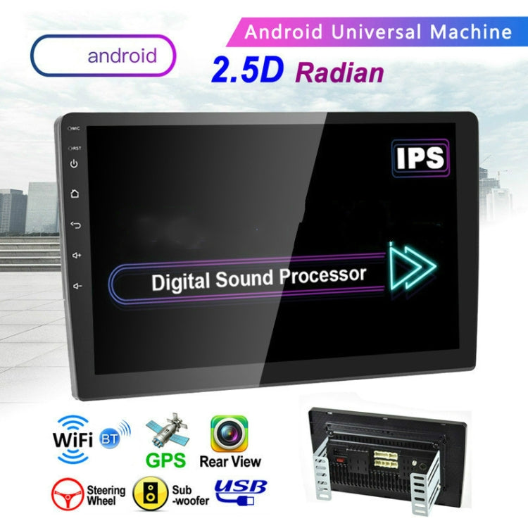 Universal Machine Android Smart Navigation Car Navigation DVD Reversing Video Integrated Machine, Size:10inch 2+32G, Specification:Standard+12 Lights Camera - Car DVD by buy2fix | Online Shopping UK | buy2fix