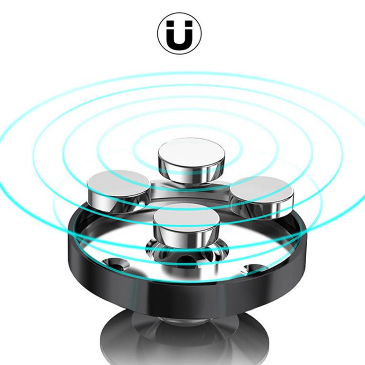 Car Phone Holder Alloy Magnetic Universal Dual Ball Rotating Car Phone Holder,, Color: Black (Single Ball) - Universal Car Holders by buy2fix | Online Shopping UK | buy2fix