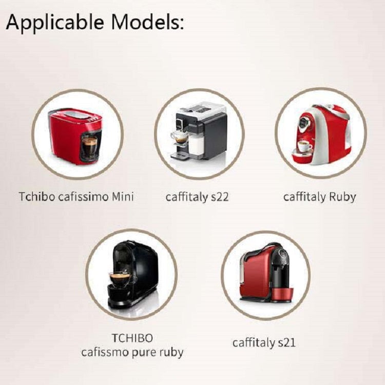 Coffee Machine Capsule Stainless Steel Household Coffee Filter Reusable Coffee Capsule Cup Pattern Random Delivery - Coffee Machine Parts by buy2fix | Online Shopping UK | buy2fix