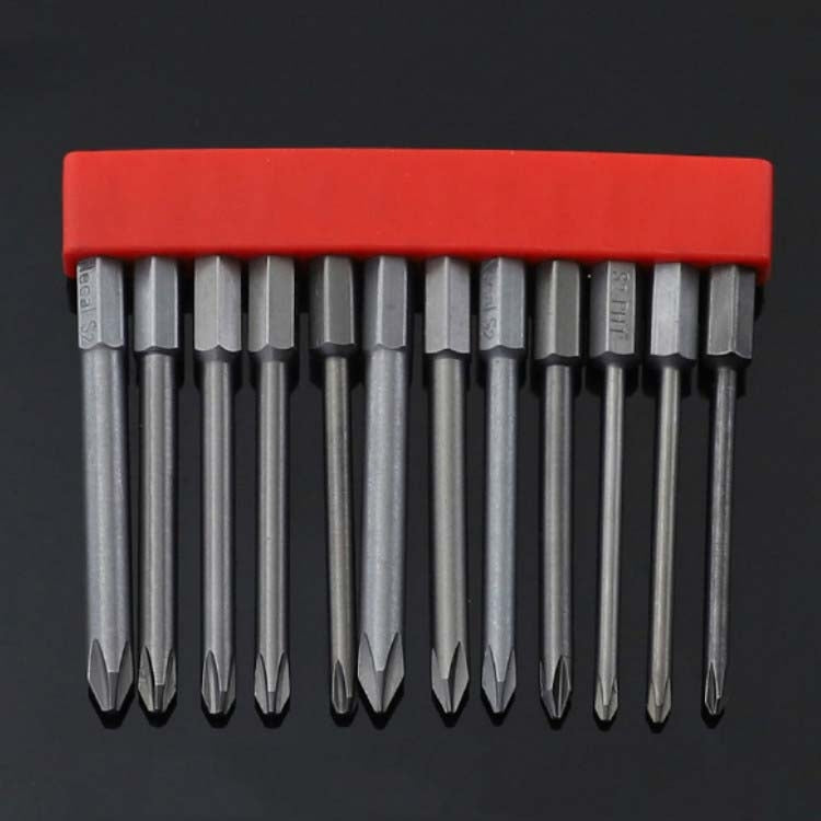 12 PCS / Set Screwdriver Bit With Magnetic S2 Alloy Steel Electric Screwdriver, Specification:7 - Drill & Drill Bits by buy2fix | Online Shopping UK | buy2fix