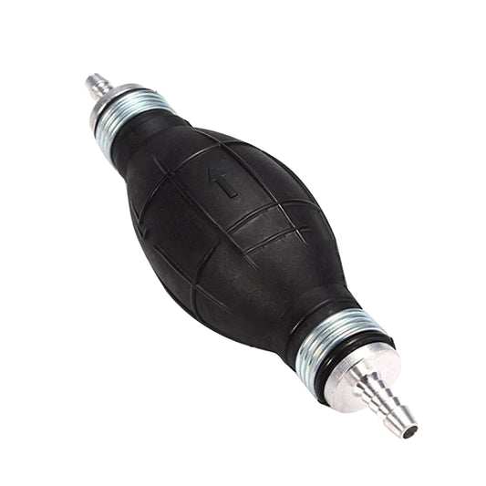 Universal Car Boat Motor Motorcycle Gasoline Pump Spherical Rubber Manual Fuel Pump, Size:10mm(Black) by buy2fix