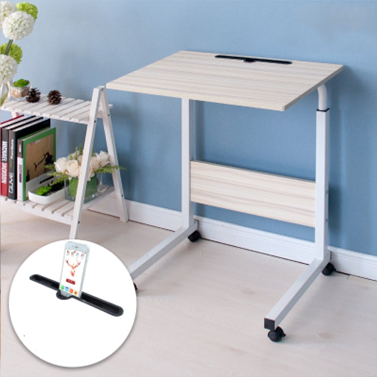 Removable Laptop Desk Lazy Bed Study Desk Bedside Computer Desk, Size:60x40cm(Black Walnut) - Tables by buy2fix | Online Shopping UK | buy2fix