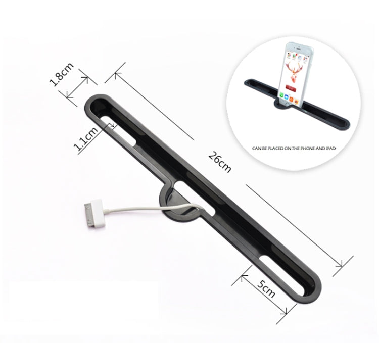 Removable Laptop Desk Lazy Bed Study Desk Bedside Computer Desk, Size:60x40cm(Black Walnut) by buy2fix