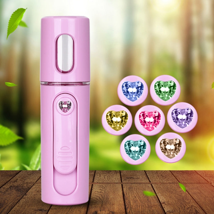 Facial Steamer Nano Steamer Handy Face Moisture Sprayer Rechargeable Mini USB Charging Automatic Alcohol Sprayer(Light purple) - Beauty Instrument by buy2fix | Online Shopping UK | buy2fix