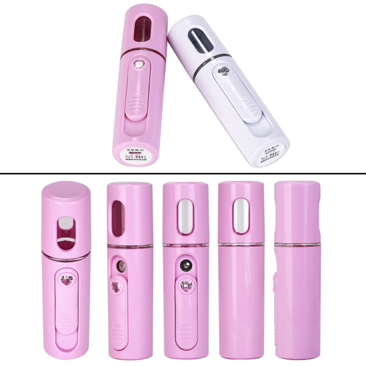 Facial Steamer Nano Steamer Handy Face Moisture Sprayer Rechargeable Mini USB Charging Automatic Alcohol Sprayer(Light purple) - Beauty Instrument by buy2fix | Online Shopping UK | buy2fix