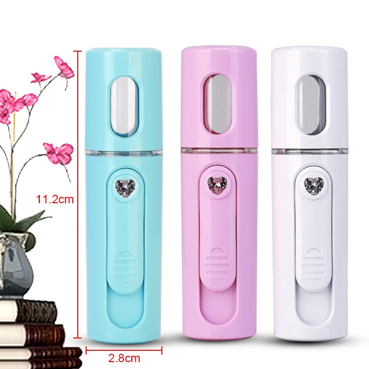 Facial Steamer Nano Steamer Handy Face Moisture Sprayer Rechargeable Mini USB Charging Automatic Alcohol Sprayer(Light purple) - Beauty Instrument by buy2fix | Online Shopping UK | buy2fix