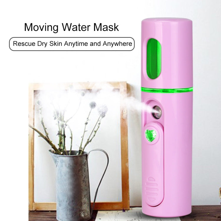 Facial Steamer Nano Steamer Handy Face Moisture Sprayer Rechargeable Mini USB Charging Automatic Alcohol Sprayer(Light purple) - Beauty Instrument by buy2fix | Online Shopping UK | buy2fix
