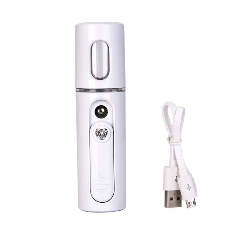 Facial Steamer Nano Steamer Handy Face Moisture Sprayer Rechargeable Mini USB Charging Automatic Alcohol Sprayer(white) - Beauty Instrument by buy2fix | Online Shopping UK | buy2fix