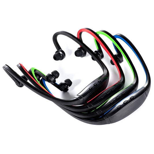 S9 Wireless Sports Bluetooth Earphones for iPhone Huawei XiaoMi Phone, Support TF / SD Card & Microphone(Black) by buy2fix