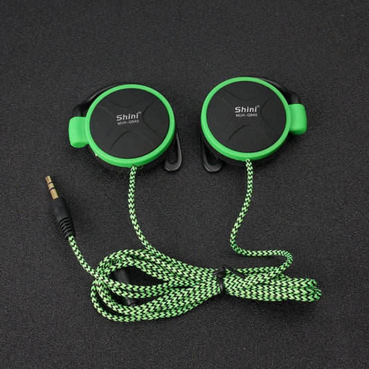 Shini Q940 3.5mm Super Bass EarHook Earphone for Mp3 Player Computer Mobile(Green No Mic) by Shini