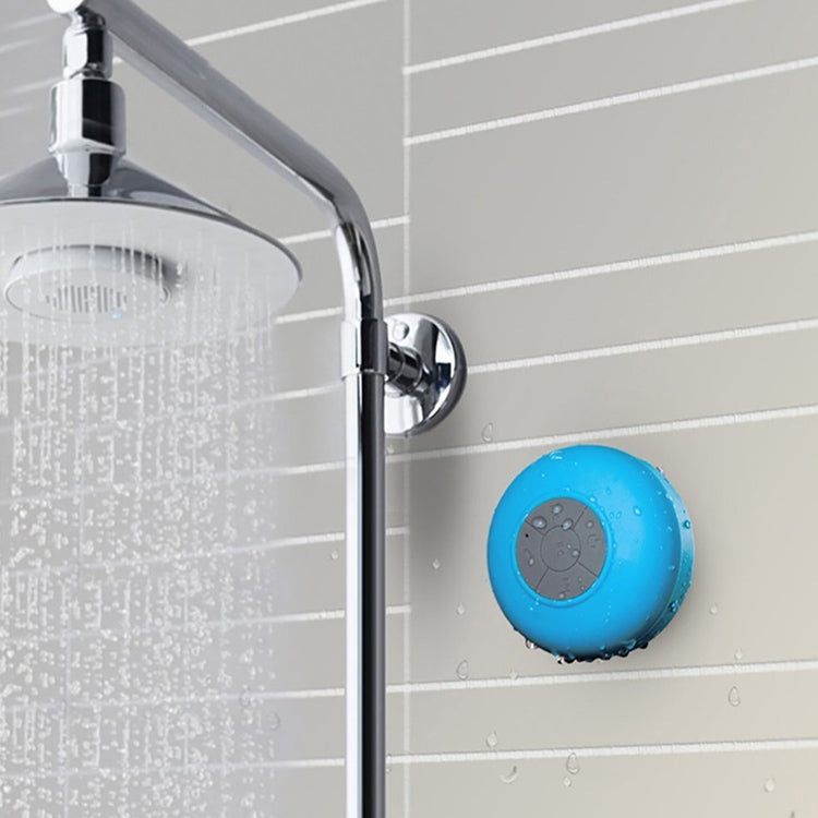 Mini Portable Subwoofer Shower Wireless Waterproof Bluetooth Speaker Handsfree Receive Call Music Suction Mic for iPhone Samsung(Rose) - Waterproof Speaker by buy2fix | Online Shopping UK | buy2fix
