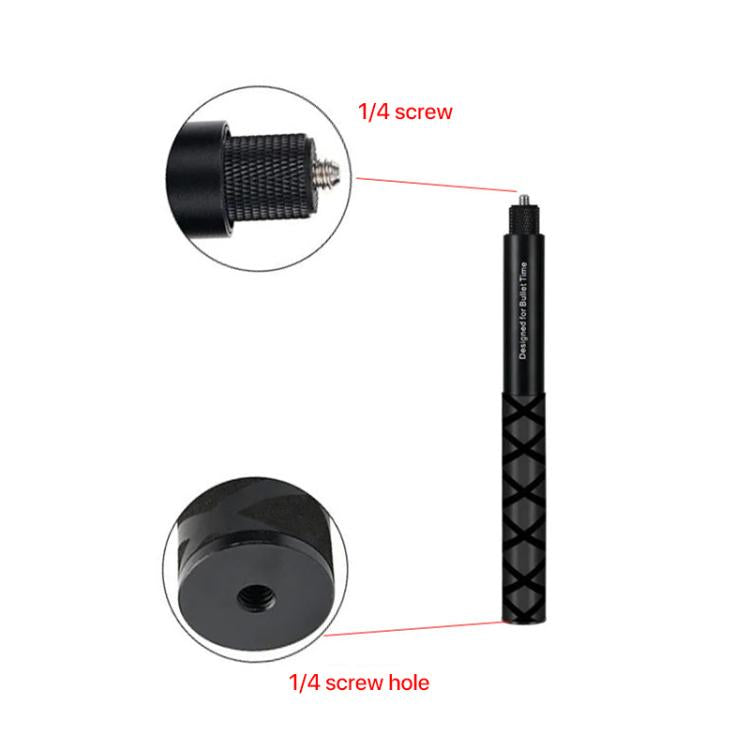 1.2m Selfie Stick for Insta360 ONE X and ONE Sport Camera Handle Accessories - Self Monopod Grip by buy2fix | Online Shopping UK | buy2fix