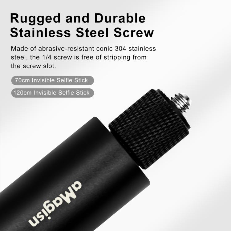 1.2m Selfie Stick for Insta360 ONE X and ONE Sport Camera Handle Accessories - Self Monopod Grip by buy2fix | Online Shopping UK | buy2fix