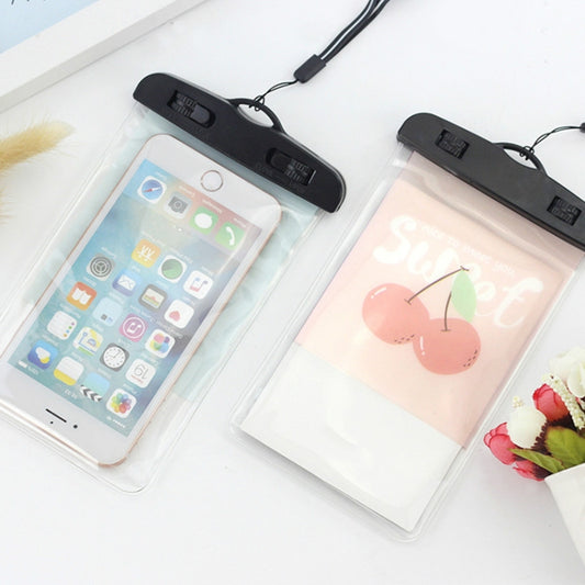 10 PCS Outdoor Diving Swimming Creative Cartoon Touch Screen Transparent PVC Mobile Phone Waterproof Bag Color Random Delivery by buy2fix