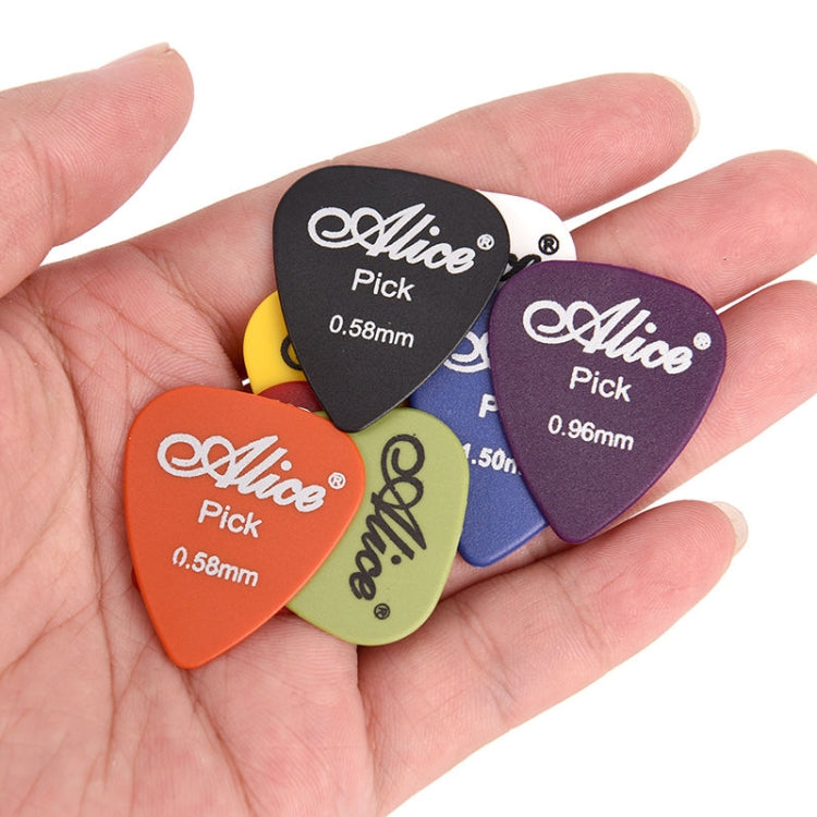 Alice 50 PCS ABS Electric Guitar Picks, Random Color Delivery, Surface:Mirror, Size:0.81mm - String Instrument Accessories by Alice | Online Shopping UK | buy2fix