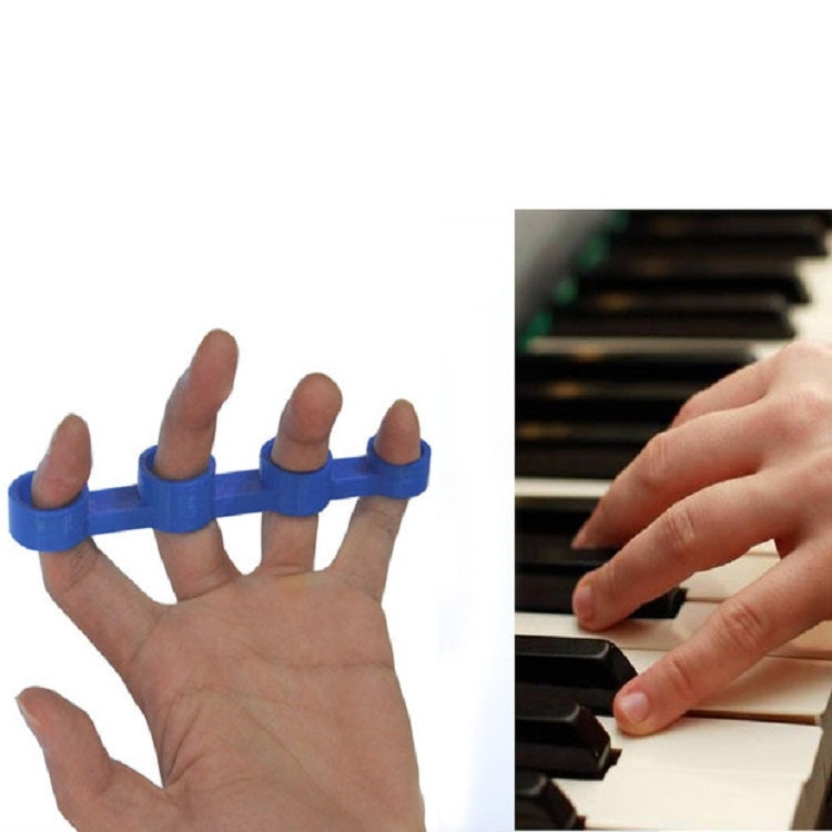 Guitar Finger Expansion Finger Force Device Piano Span Practice Finger Sleeve, Specification:Large(Blue) by buy2fix
