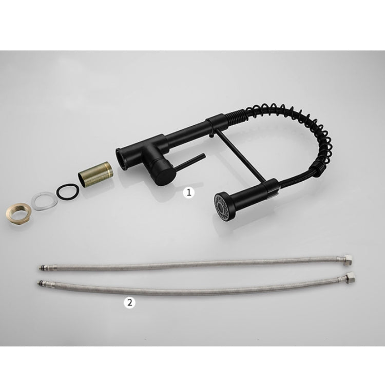 Kitchen Faucet Hot & Cold Water Tank Valve Sink Faucet, Specification: Brushed Model by buy2fix