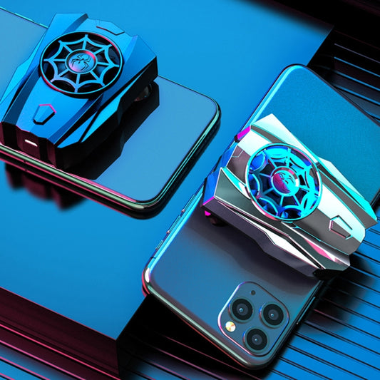 Mobile Phone Physical Fan Cooler Portable Suction Cup Phone Fast Radiator(Black) by buy2fix