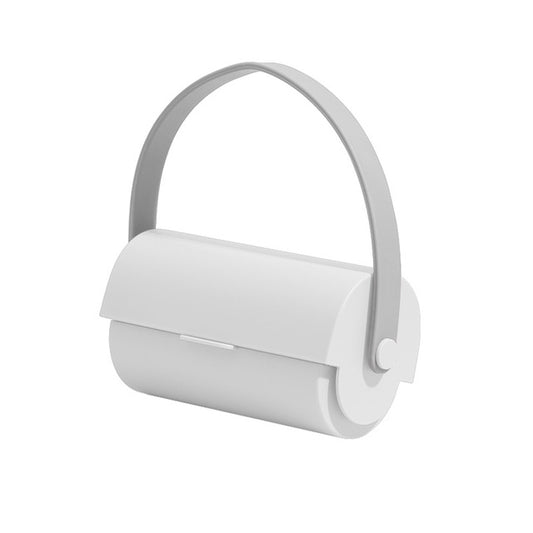 Handheld Lanyard Roller Sticky Hair Clothes Convenient Dust Removal Brush(White) by buy2fix