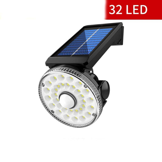 32 LED Solar Wall Light Outdoor Waterproof Human Body Induction Garden Lamp Street Light by buy2fix
