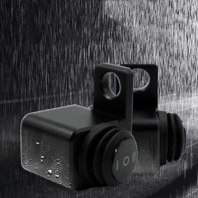 RAYANA Motorcycle Off-Road Vehicle Modification Parts Aluminum Alloy Mirror Seat Switch Headlight Spotlight Double Flash Steering Switch(Waterproof One in Two Out (Hole on the Left))(Waterproof One in Two Out (Hole on the Left)) - Others by buy2fix | Online Shopping UK | buy2fix