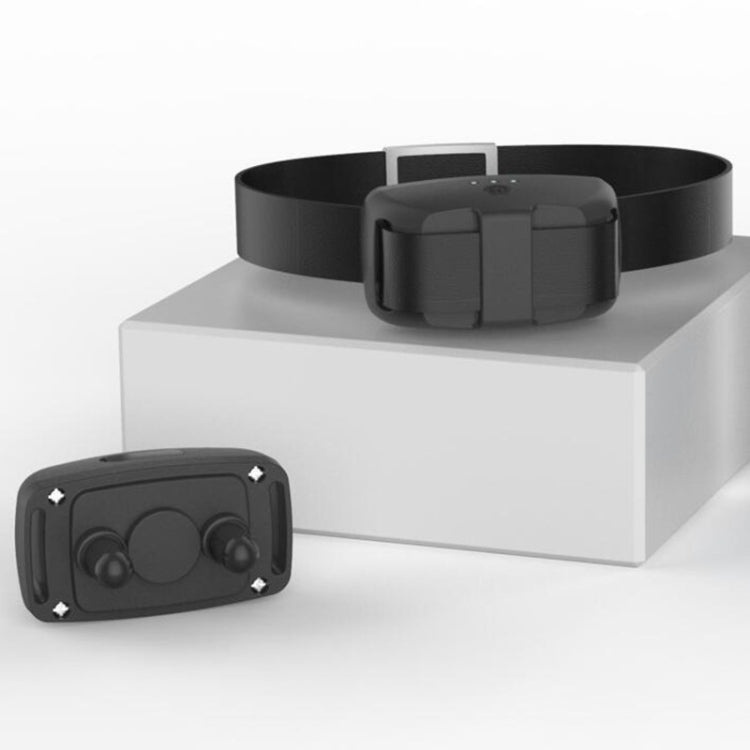 Dog Training Device Remote Control Bark Control Charging Waterproof Pet Training Collar with Electric Shock Vibration(Black) by buy2fix