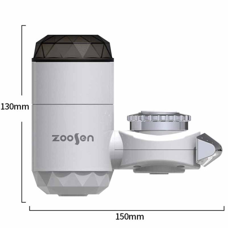 Zoosen Electric Hot Water Faucet Connection Type Instant Hot Water Faucet EU Plug, Style:White by zoosen