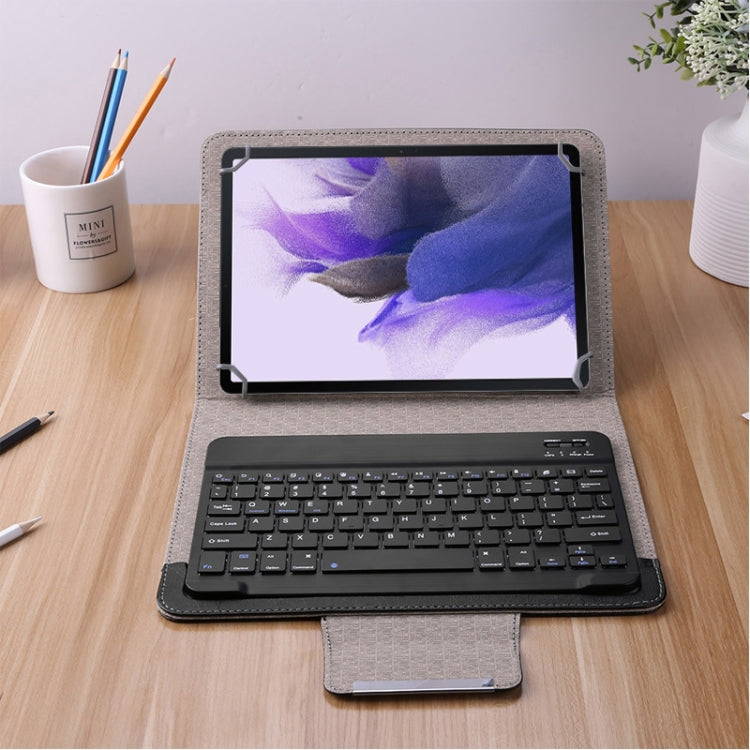 YS-001 7-8 inch Tablet Phones Universal Mini Wireless Bluetooth Keyboard, Style:with Bluetooth Mouse(Black) by buy2fix